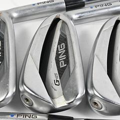 Ping G425 Irons / 5-PW+SW / Blue Dot / Regular Flex Ping AWT 2.0 Shafts - Image 1