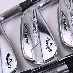 Callaway Apex Pro 21 Irons / 5-PW+GW / Stiff Flex Elevate MPH 115 Shafts - Image 1