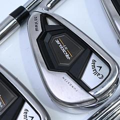 Callaway Rogue ST Max OS Irons / 5-PW+SW / Regular Flex TT Elevate MPH 95 - Image 1