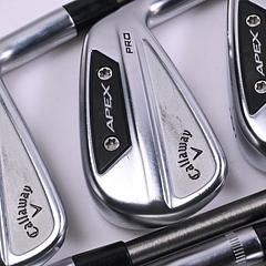 Callaway Apex Pro/CB 24 Irons / 4-PW / Stiff Flex SteelFiber i80cw Shafts - Image 1