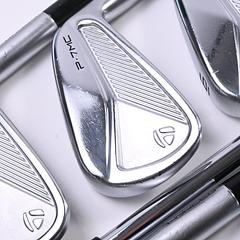 Taylormade P7MC 2023 Irons / 4-PW / Stiff Flex KBS Tour Shafts - Image 1