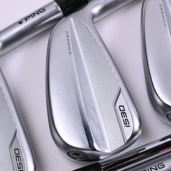 Ping i530 Irons / 5-PW+GW / Black Dot / Stiff Flex Ping AWT 3.0 Shafts - Image 1