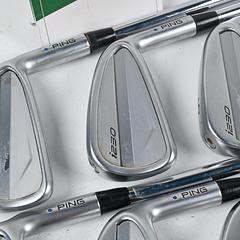 Ping i230 Irons / 4-PW / Blue Dot / Stiff Flex Ping AWT 2.0 Shafts - Image 1