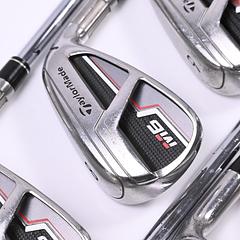 Taylormade M6 Irons / 7-PW+AW+SW+LW / Stiff Flex KBS Max 85 Shafts - Image 1