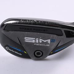 Taylormade SIM2 #3 Hybrid / 19.5 Degree / Stiff Flex Tensei AV Raw Blue 80 Shaft - Image 2