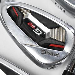 Ping G410 Irons / 7-PW+GW+SW / Black Dot / Regular+ Flex Project X LZ 115 Shafts - Image 1