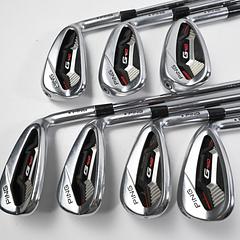 Ping G410 Irons / 7-PW+GW+SW / Black Dot / Regular+ Flex Project X LZ 115 Shafts - Image 2