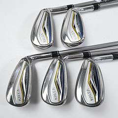 Ladies Taylormade Kalea Gold Irons / 7-PW+SW / Ladies Flex Kalea 40 Shafts - Image 2