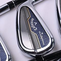 Callaway Paradym X Irons / 6-PW+AW / Regular Flex Tensei AV Blue 65 Shafts - Image 1