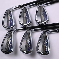 Callaway Paradym X Irons / 6-PW+AW / Regular Flex Tensei AV Blue 65 Shafts - Image 2
