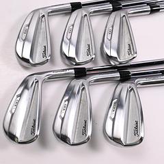Titleist T100 2021 Irons / 4-9i / Stiff Flex AMT Tour White S300 Shafts - Image 2