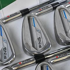 Ping i-Series E1 Irons / 5-PW / Orange Dot / Stiff Flex N.S.Pro Modus3 Tour 105 Shafts - Image 1