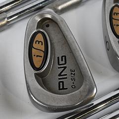 Ping i3 O-Size Irons / 3-PW+SW / Black Dot / Stiff Flex Ping Cushin JZ Shafts - Image 1