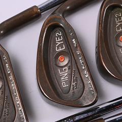 Ping Eye 2+ BeCu Irons / 3-PW+SW / Orange Dot / Stiff Flex Ping Karsten ZZ-Lite - Image 1