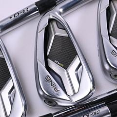 Ping G430 Irons / 4-PW+50°+58° / Black Dot / Stiff Flex Ping AWT 2.0 Shafts - Image 1