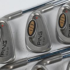 Ping i3 O-Size Irons / 4-PW / Red Dot / Regular Flex Dynamic Gold R300 Shafts - Image 1