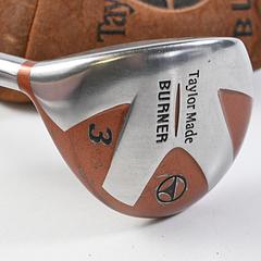 Left Hand Taylormade Ti Bubble #3 Wood / 17 Degree / Stiff Flex Taylormade 90 - Image 2