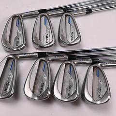 Ping i-Series E1 Irons / 4-PW / Blue Dot / Stiff Flex N.S.Pro Modus³ Tour 105 - Image 2
