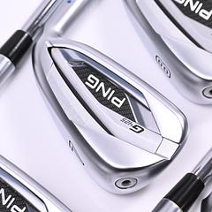 Ping G425 Irons / 6-PW+UW+SW+LW / Blue Dot / Regular Flex Ping AWT 2.0 Shafts - Image 1