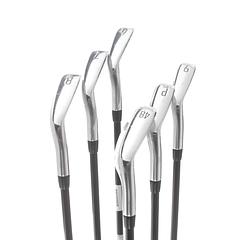 Titleist T350 2023 Graphite Mens Right Hand Irons 6-GW -0.5" 1* Flat Senior - Tensei AV Series Red AM(2) - Image 3