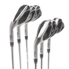 Wilson Staff Dynapower Max Steel Mens Left Hand Irons 5-PW Regular - KBS Max HL - Image 2