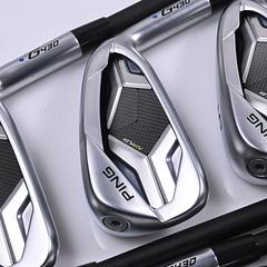 Ping G430 Irons / 4-PW / Blue Dot / Stiff Flex Ping ALTA CB Black AWT Shafts - Image 1