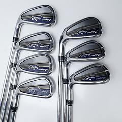 Used Callaway Paradym X Iron Set / 5 - PW + AW / Regular Flex / Left-Handed - Image 2