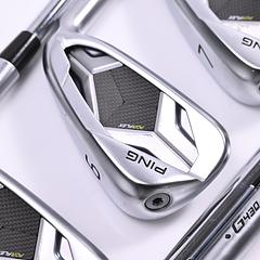 Ping G430 Irons / 5-PW+45° / Black Dot / Stiff Flex KBS Tour 120 Shafts - Image 1