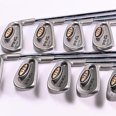 Ping i3 O-Size Irons / 3-PW+SW / White Dot / Stiff Flex Ping JZ Shafts - Image 2