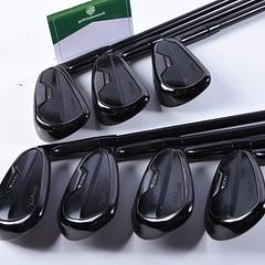 Titleist T200 Ltd Edition Black Irons / 5-PW+48 / Stiff Flex AMT White S300 - Image 9