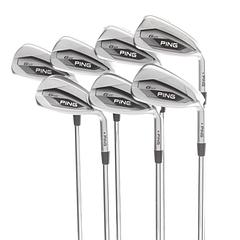 Ping G425 Steel Mens Right Hand Irons 5-SW Red Dot 1* Flat Regular - Ping AWT 2.0 - Image 1