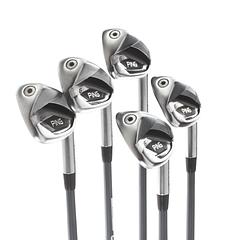 Ping G425 Graphite Mens Right Hand Irons 6-PW Orange Dot 2* Flat Regular - Ping Alta CB AWT - Image 2