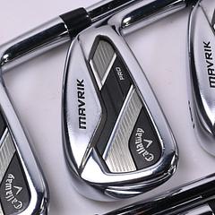 Callaway Mavrik Pro Irons / 4-PW / Stiff Flex Elevate 95 Shafts - Image 1