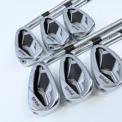 Ping G430 Irons / 6-PW+45° / Blue Dot / Senior Flex Ping Alta Quick 45 Shafts - Image 2