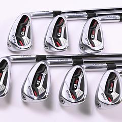 Ping G410 Irons / 4-PW / Blue Dot / Regular Flex Ping AWT 2.0 Shafts - Image 2