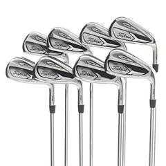 Titleist AP1 718 Steel Mens Right Hand Irons 4-PW+W Regular - True Temper AMT Red R300 - Image 1