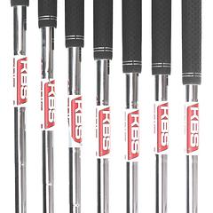 TaylorMade Stealth Steel Mens Right Hand Irons 6-AW+SW Regular - KBS Tour Lite - Image 6