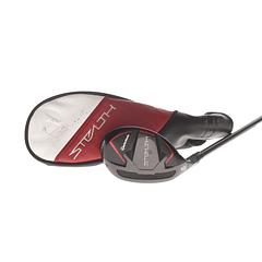 TaylorMade Stealth 2 Graphite Mens Left Hand 4 Hybrid 22* Stiff - HZRDUS RDX Smoke 6.0 80g HY - Image 1