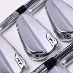 Ping i530 Irons / 4-PW+UW / Red Dot / Stiff Flex Dynamic Gold MID 115 S300 - Image 1