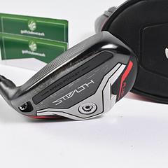 Left Hand Taylormade Stealth Plus #4 Hybrid / 22 Degree / Stiff Flex HZRDUS - Image 1
