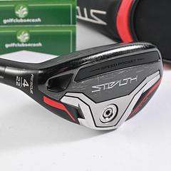 Left Hand Taylormade Stealth Plus #4 Hybrid / 22 Degree / Stiff Flex HZRDUS - Image 2