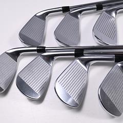 Left Hand Titleist T200 2019 Irons / 5-PW+48° / Stiff Flex AMT Black S300 Shafts - Image 3