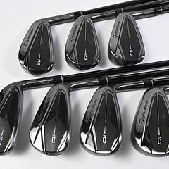 Taylormade Qi Gunmetal Edition Irons / 4-PW / Stiff Flex KBS MAX MT 85 Shafts - Image 2