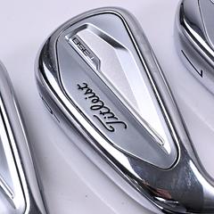 Left Hand Titleist T350 Irons / 5-PW+GW /  Regular Flex True Temper AMT Red R300 - Image 1