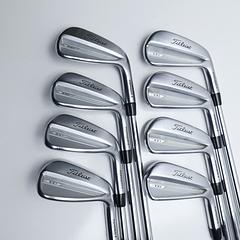 Used Titleist T100 2023 Iron Set / 4 - PW + 50° / Stiff Flex - Image 2