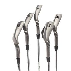 Ping G Series Steel Mens Right Hand Irons 7-SW Orange Dot 2.25* Flat Regular - KBS Tour 110 - Image 3