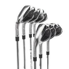 TaylorMade Qi Steel Mens Left Hand Irons 5-SW Regular - KBS Max MT 85 - Image 2
