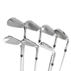 TaylorMade Qi Steel Mens Left Hand Irons 5-SW Regular - KBS Max MT 85 - Image 3