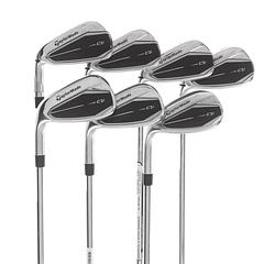TaylorMade Qi Steel Mens Left Hand Irons 5-SW Regular - KBS Max MT 85 - Image 1