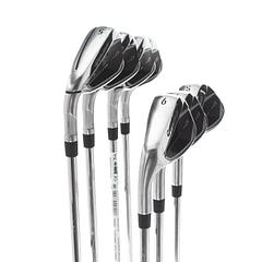 TaylorMade Qi Steel Mens Left Hand Irons 5-SW Regular - KBS Max MT 85 - Image 2